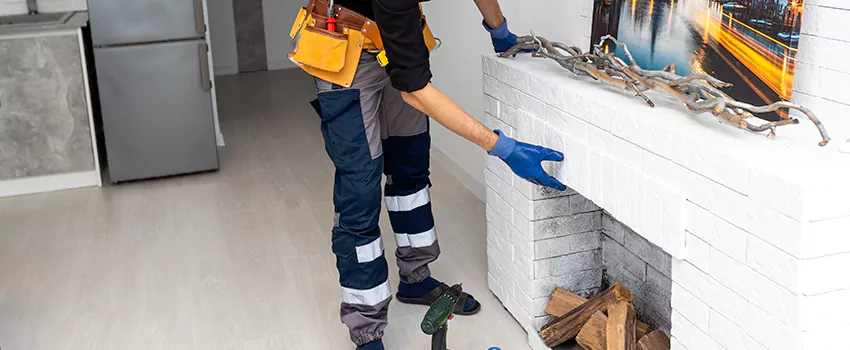 Outdoor Fireplace Restoration in Parry Sound, Ontario