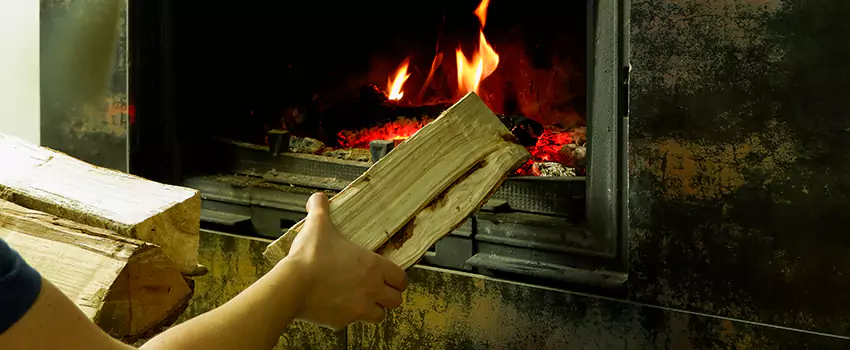 Wood Stove Heat Resistant Wall Repair in Parry Sound, Ontario