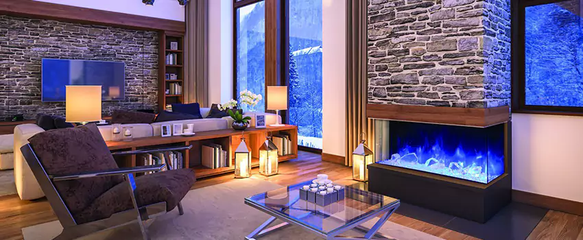 Dynamic Flame Color Fireplace Installation in Parry Sound, ON