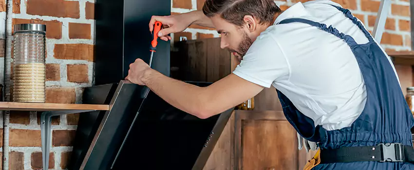 Old Rusted Metal Fireplace Repair And Replacement in Parry Sound, ON