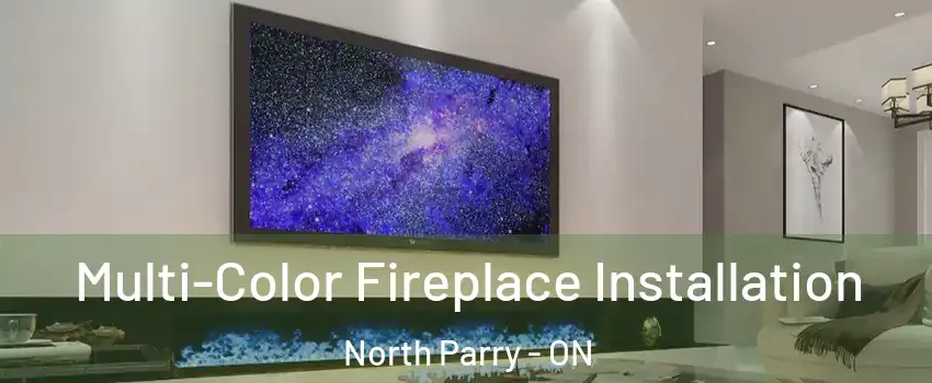 Multi-Color Fireplace Installation North Parry - ON